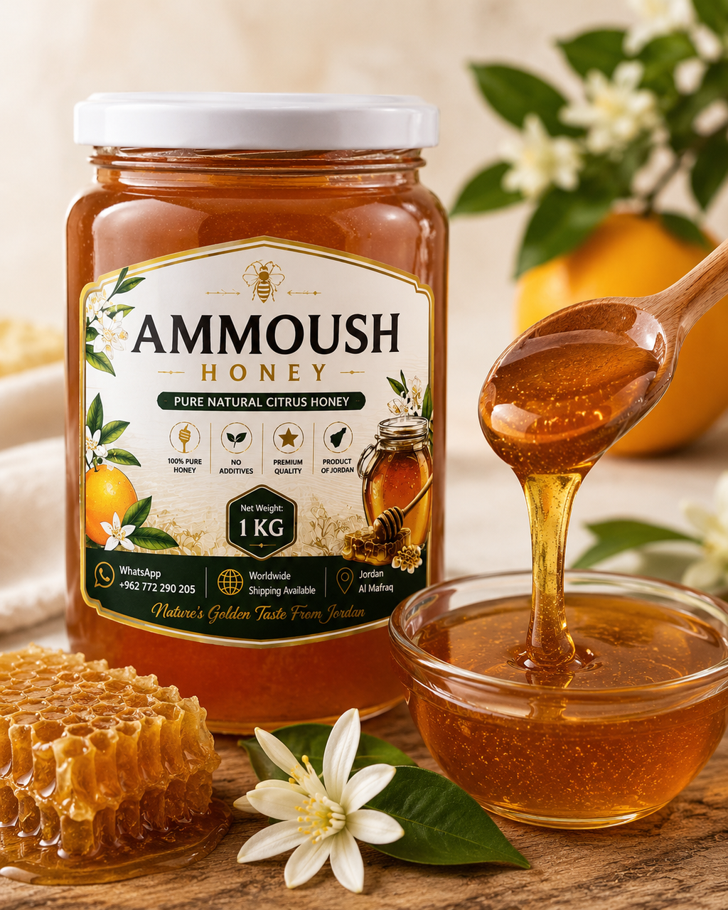 عسل AMMOUSH  بلدي